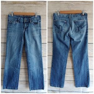 💟 Citizens of Humanity Low Waist Fall Leg Jeans 26